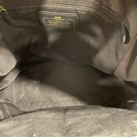 COACH Medium Charlie Backpack - Signature Black and Brown - Picture 14 of 14